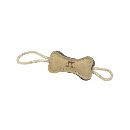 Tall Tails Natural Wool Bone Tug Dog Toy - 16"