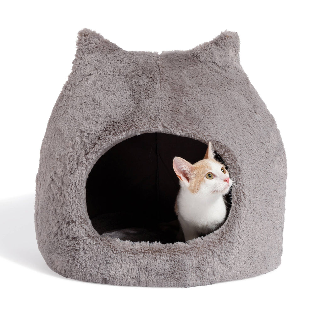 Best Friends by Sheri Meow Hut Fur Grey MD