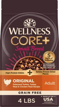 Wellness CORE+ Grain-Free Small Breed Turkey Dry Dog Food - 4 lb