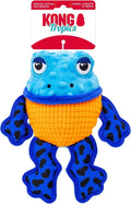 KONG Tropics Rattlez Frog Toy - Medium/Large
