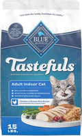 Blue Buffalo Tastefuls Indoor Chicken & Brown Rice Adult Dry Cat Food - 15 lb