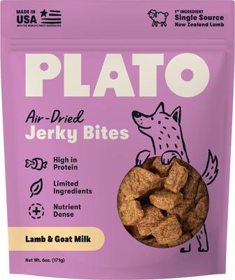 Plato Pet Treats Dog Jerky BTS Grain-Free Lamb 6OZ