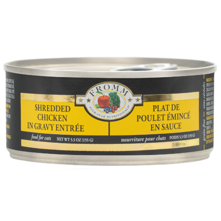 Fromm Four-Star Shredded Chicken in Gravy Wet Cat Food - 3 oz