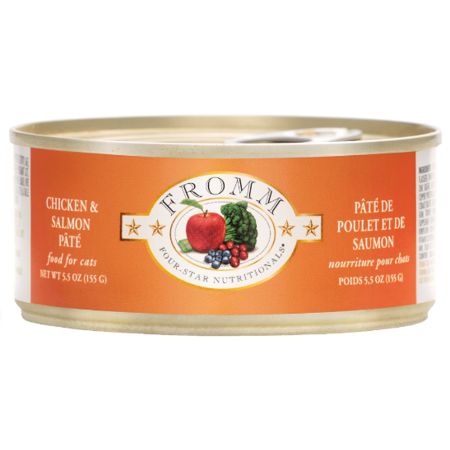 Fromm Four-Star Chicken & Salmon Pâté Wet Cat Food - 3 oz