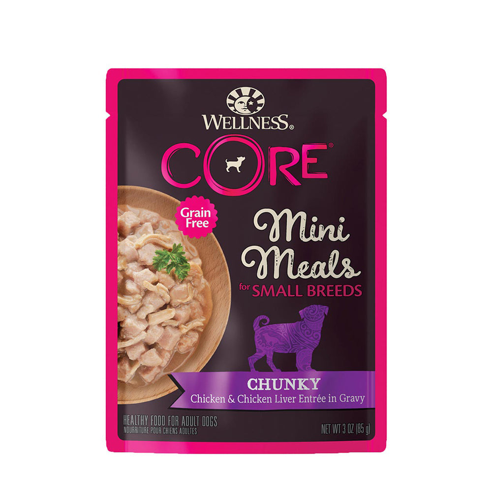 Wellness CORE Small Breed Mini Meals Chicken & Liver Wet Dog Food - 3 oz