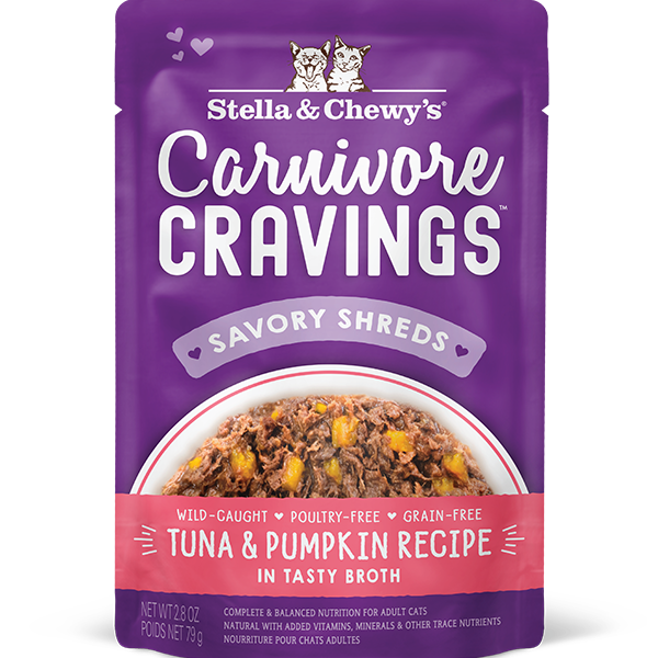 Stella & Chewy's Carnivore Cravings Tuna Shreds Wet Cat Food - 2.8 oz