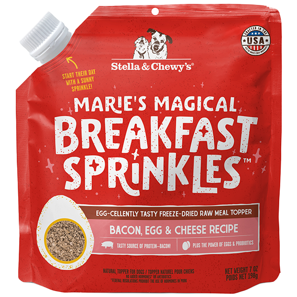 Stella & Chewy's Breakfast Sprinkles Bacon, Egg & Cheese Dog Meal Topper - 7 oz