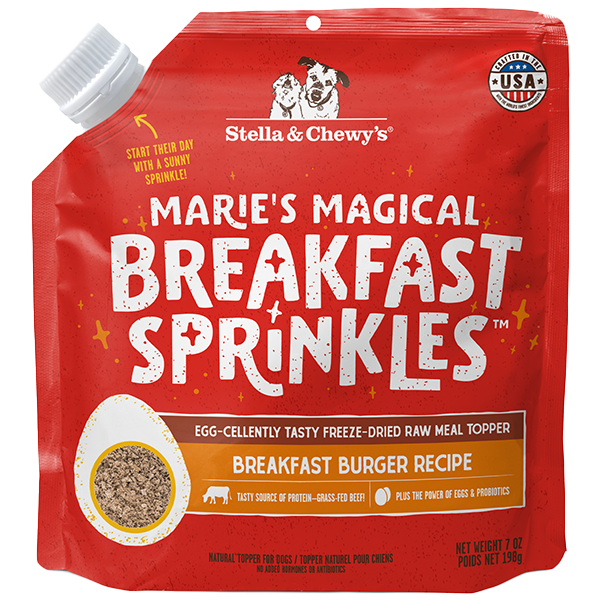 Stella & Chewy's Breakfast Sprinkles Breakfast Burger Dog Meal Topper - 7 oz