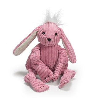HuggleHounds Bitsy Bunny Knottie Plush Dog Toy - Large 15IN