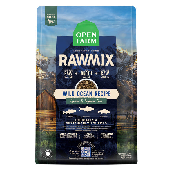 Open Farm RawMix Grain-Free Wild Ocean Dry Dog Food - 20 lb