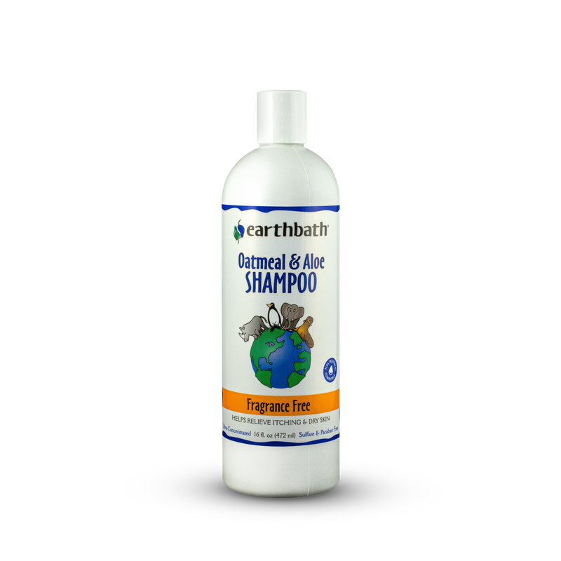 earthbath Oatmeal & Aloe Shampoo - Fragrance Free 16OZ