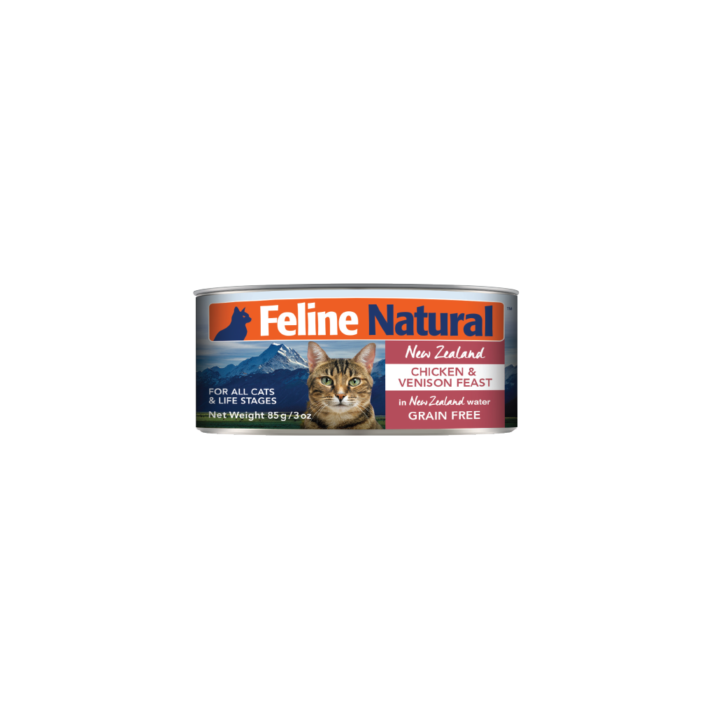 Feline Natural Chicken & Venison Feast Canned Cat Food 3OZ