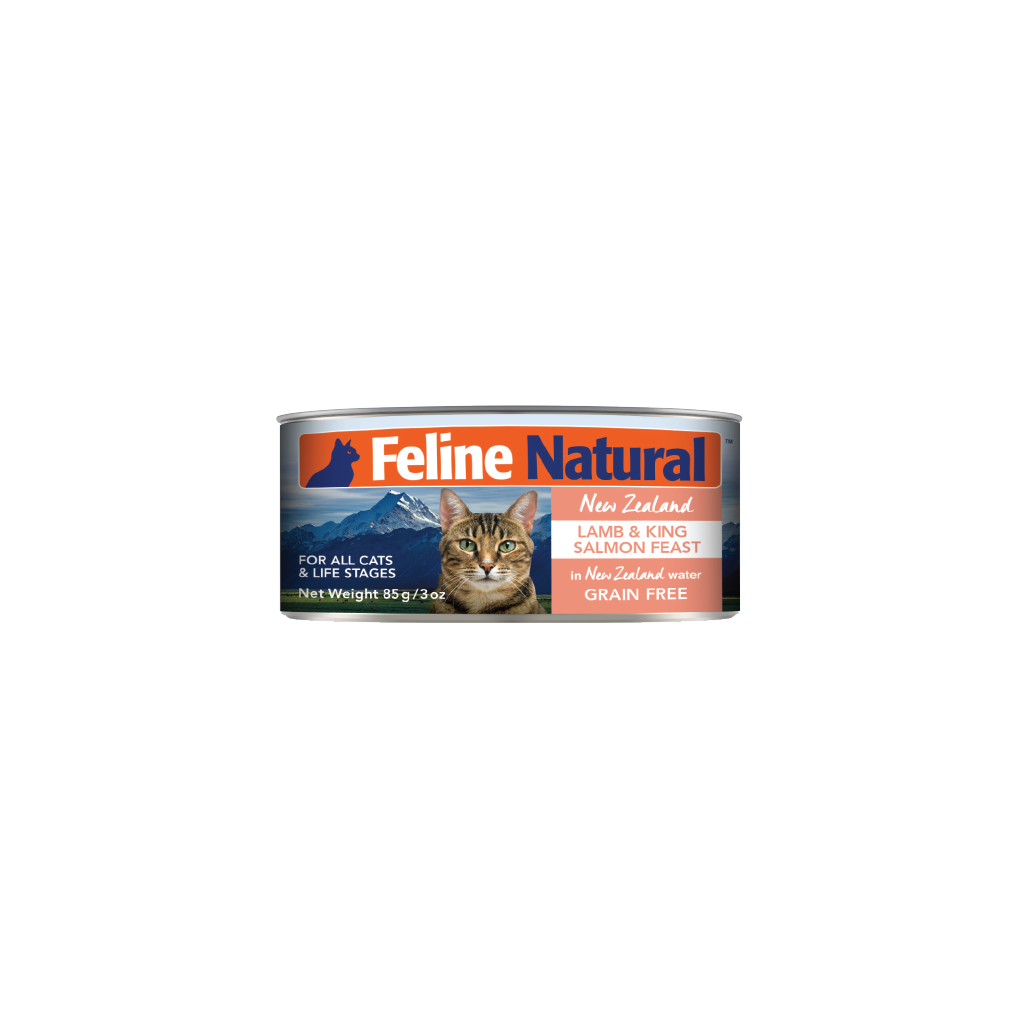 Feline Natural Lamb & King Salmon Feast Canned Cat Food 3OZ