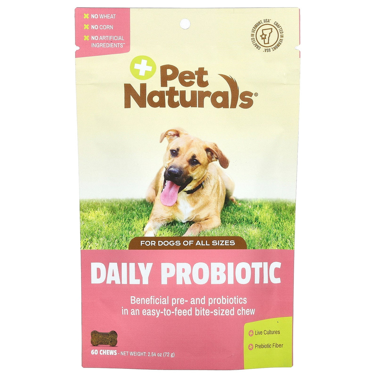Pet Naturals Daily Probiotic for Dogs - 60 Chews