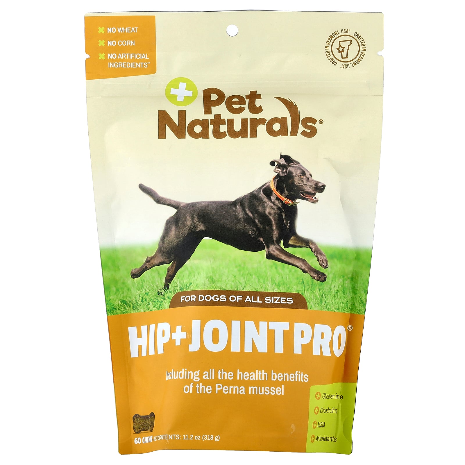 Pet Naturals Hip+Joint Pro for Dogs - 60 Chews