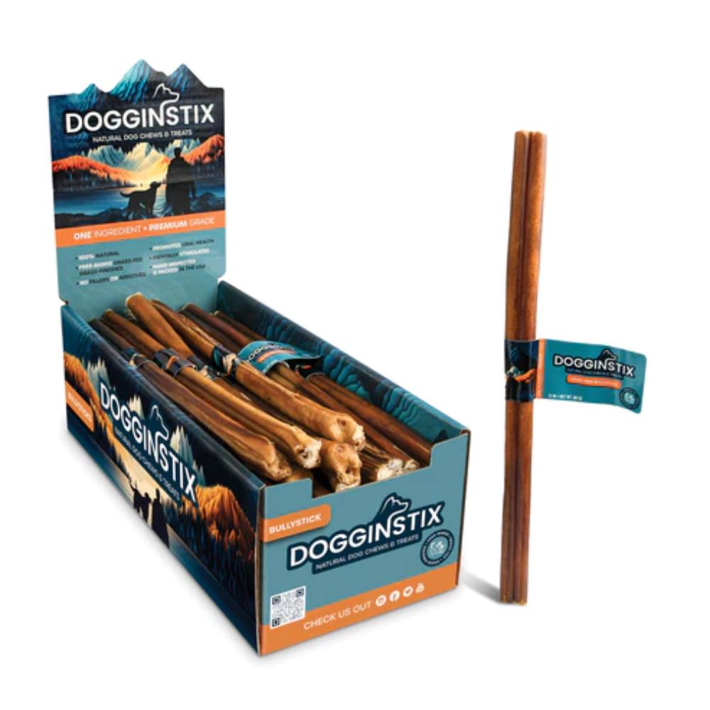 DogginStix Bully Stick Dog Chew - 12" Standard