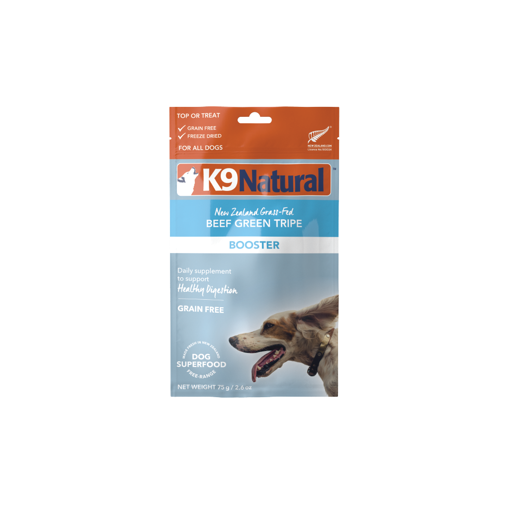 K9 Natural Beef Green Tripe Freeze-Dried Booster 2.6OZ