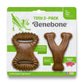 Benebone Wishbone & Dental Chew Bacon Flavor 2-Pack - Tiny