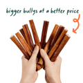Woof Free Range Bully Sticks - 12-inch 5-Pack