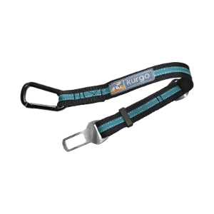 Kurgo Direct to Seatbelt Tether - Coastal Blue