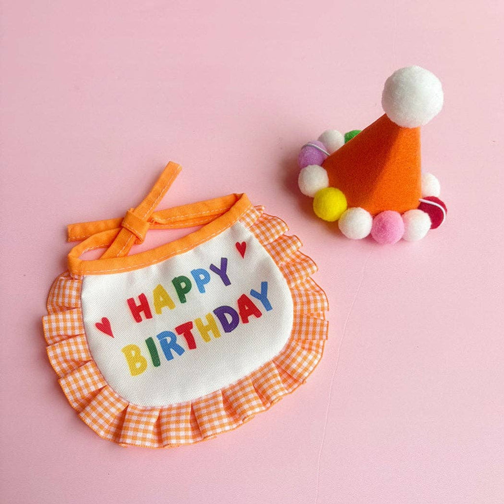 Mokka - Birthday Lettered Pet Party Bib and Hat