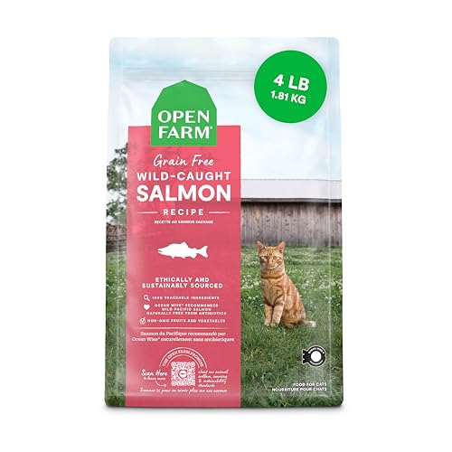 Open Farm Cat Grain-Free Wild-Caught Salmon Dry Food 4LB
