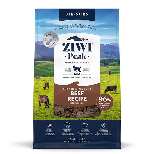 ZIWI Peak Air-Dried Beef Recipe Dog Food - 2.2 lb