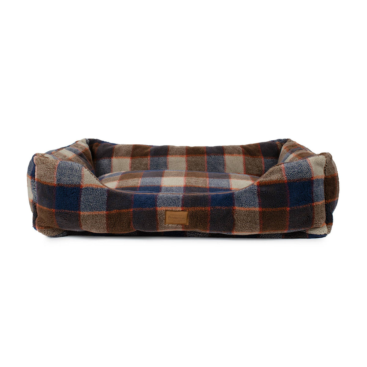 Pendleton Mountain Plaid Berber Kuddler Dog Bed