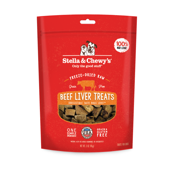 Stella & Chewy's Beef Liver Freeze-Dried Dog Treats - 3 oz