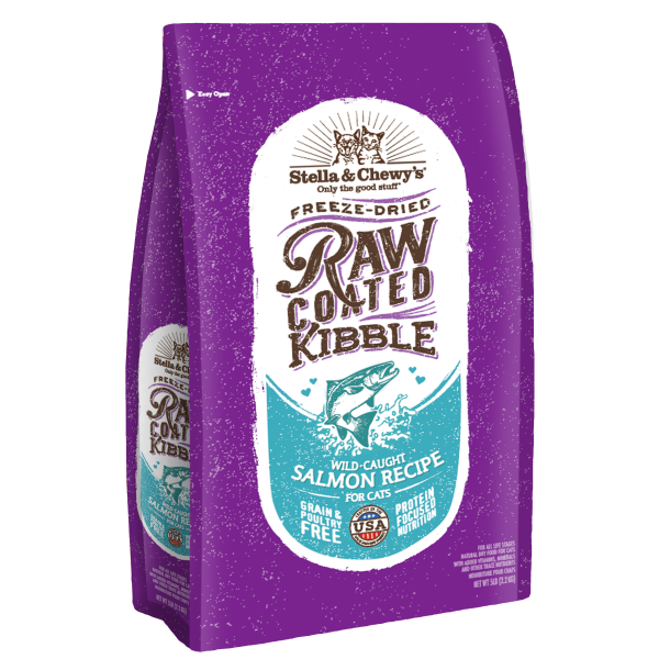 Stella & Chewy's Raw Coated Salmon Recipe Dry Cat Food - 5 lb