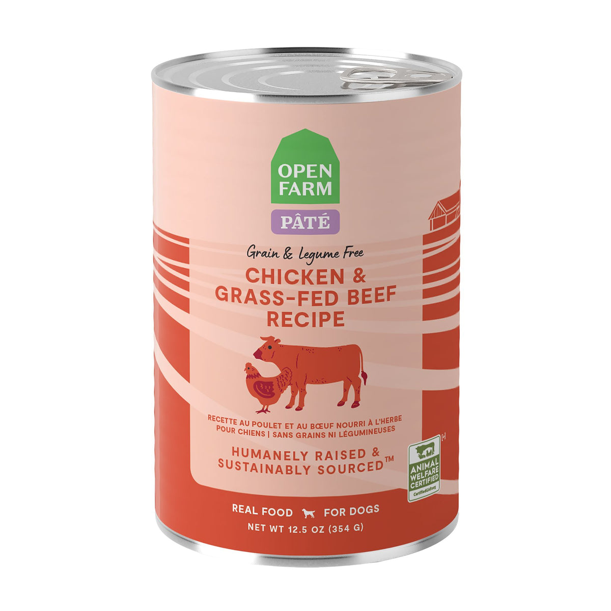 Open Farm Dog Chicken & Grass-Fed Beef Pâté 12.5OZ
