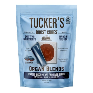 Tucker's Boost Cubes Bison Heart & Liver Blend - 1LB