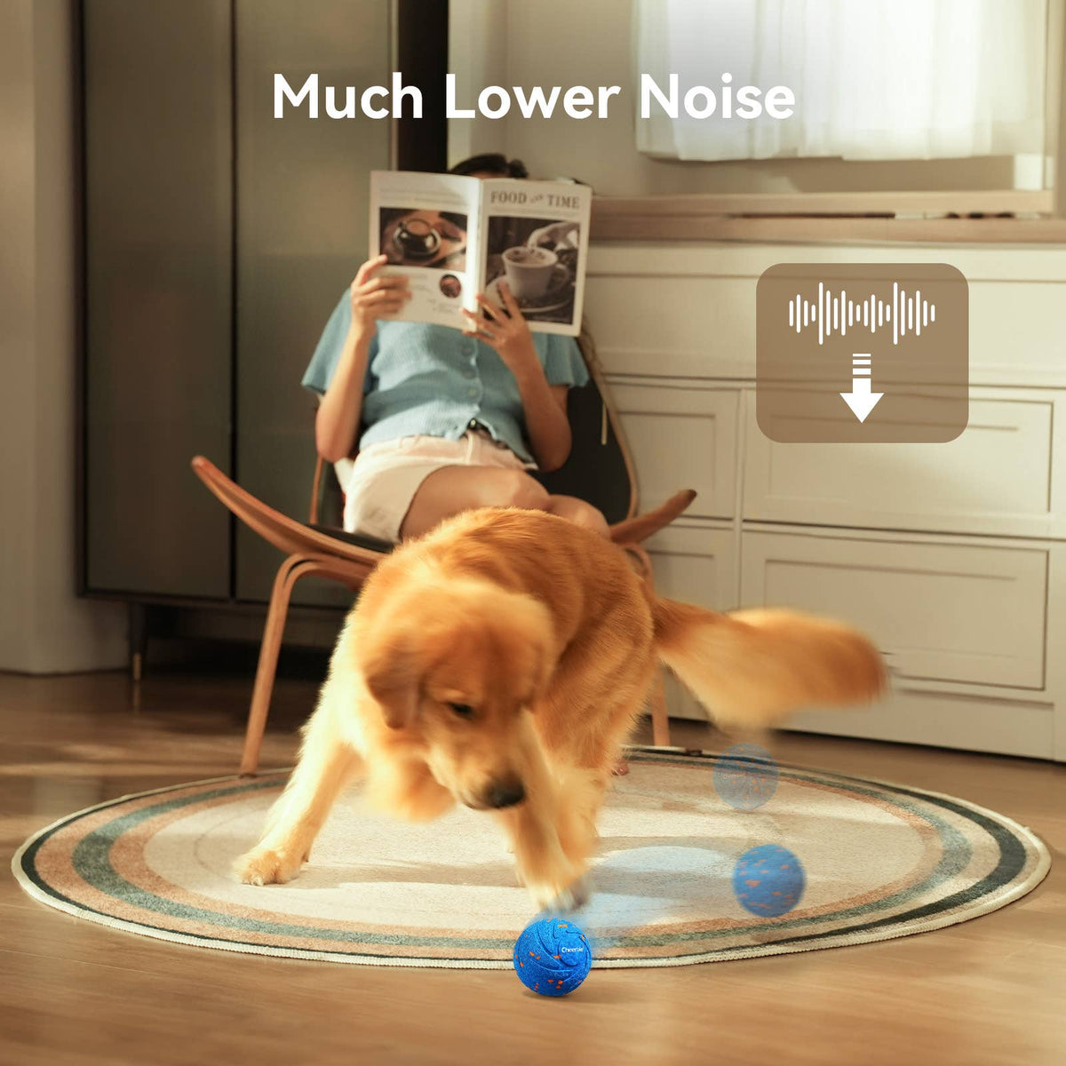 Cheerble Wicked Ball Air Automatic Fetch Dog Toy