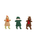 HuggleHounds HuggleFlatties Pasture Pals Dog Toys - Small 3-Pack
