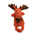HuggleHounds HuggleFlatties Woodland Moose Dog Toy - Small