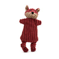 HuggleHounds HuggleFlatties Woodland Fox Dog Toy - Small