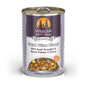 Weruva Steak Frites Dinner 14OZ