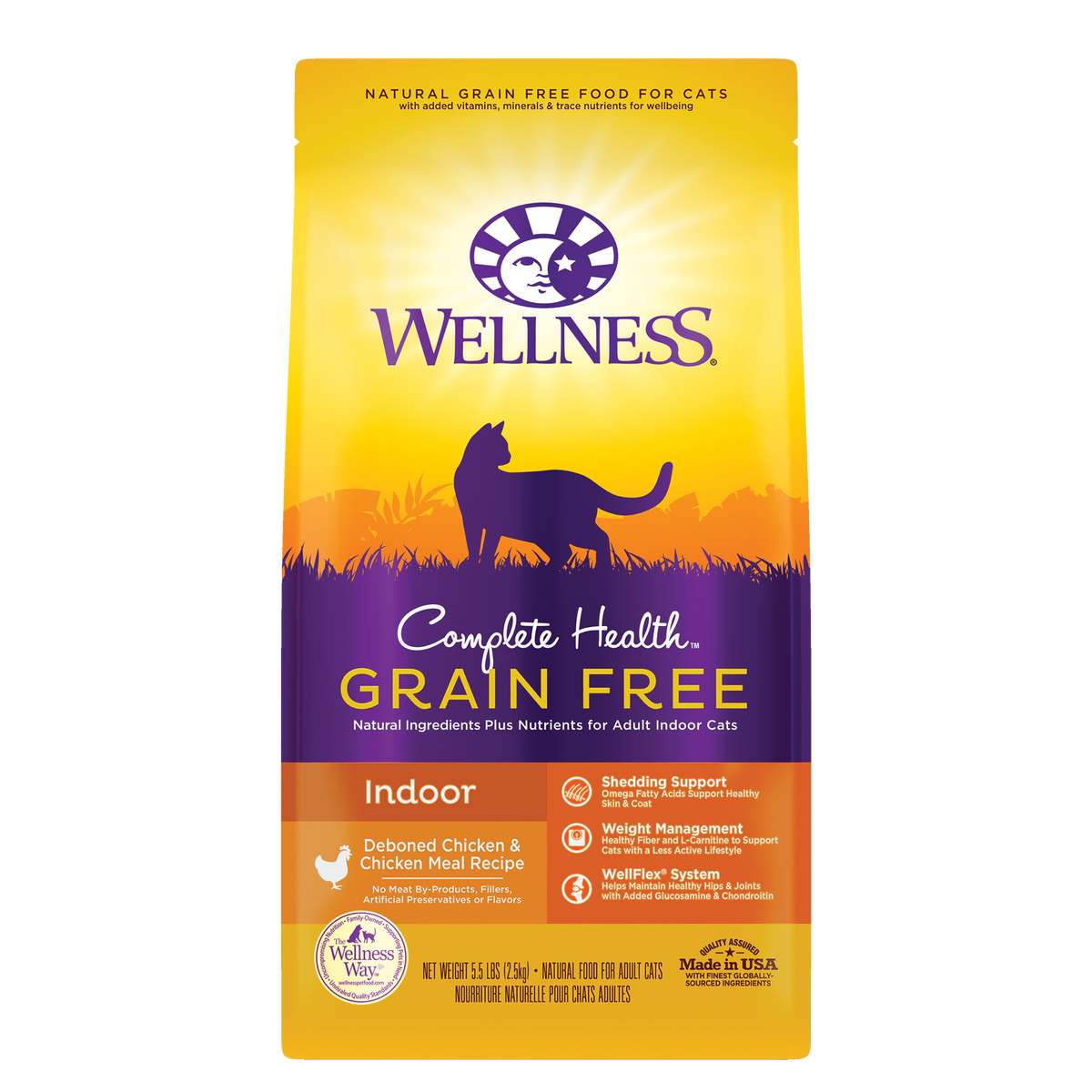 Wellness Complete Health Grain-Free Indoor Chicken Dry Cat Food - 5.5 lb