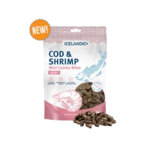 Cod & Shrimp Mini Combo Bites Treats for Cats