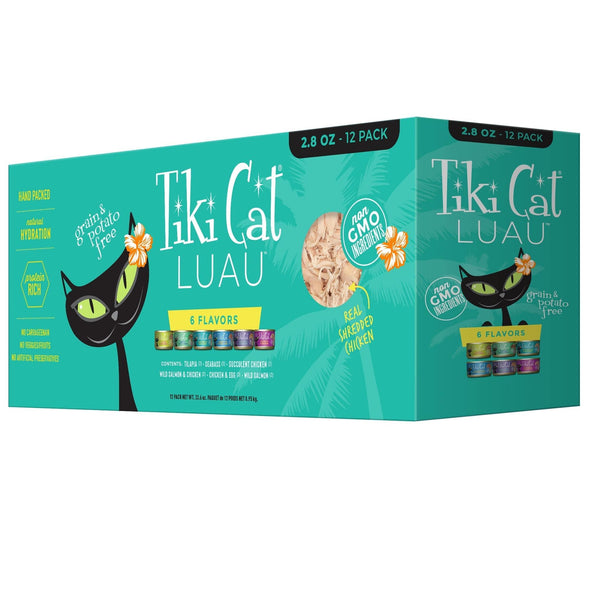 Tiki Cat Luau Queen Emma Variety Pack Wet Cat Food - 12 x 2.8 oz