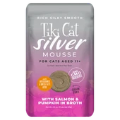 Tiki Cat Silver Salmon & Pumpkin Mousse Senior Wet Cat Food - 2.8 oz