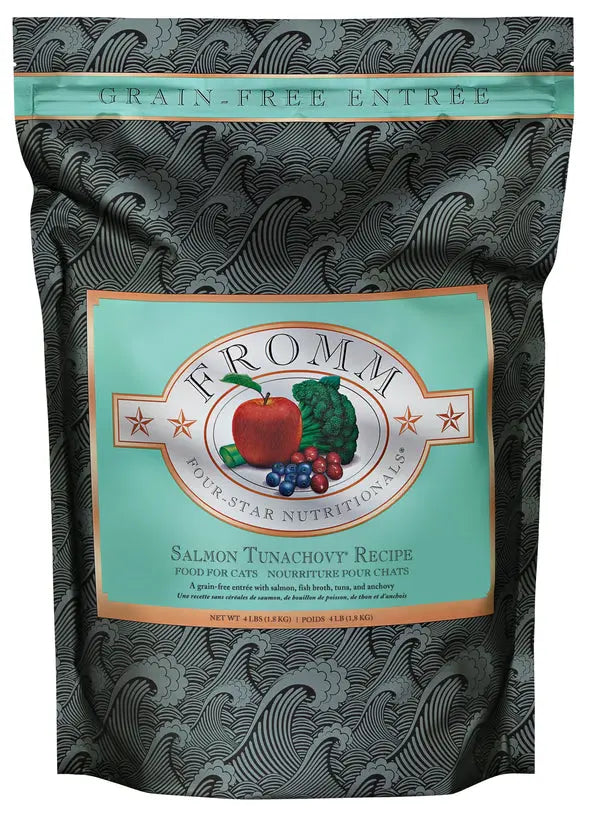 Fromm Four-Star Salmon Tunachovy Dry Cat Food - 4 lb
