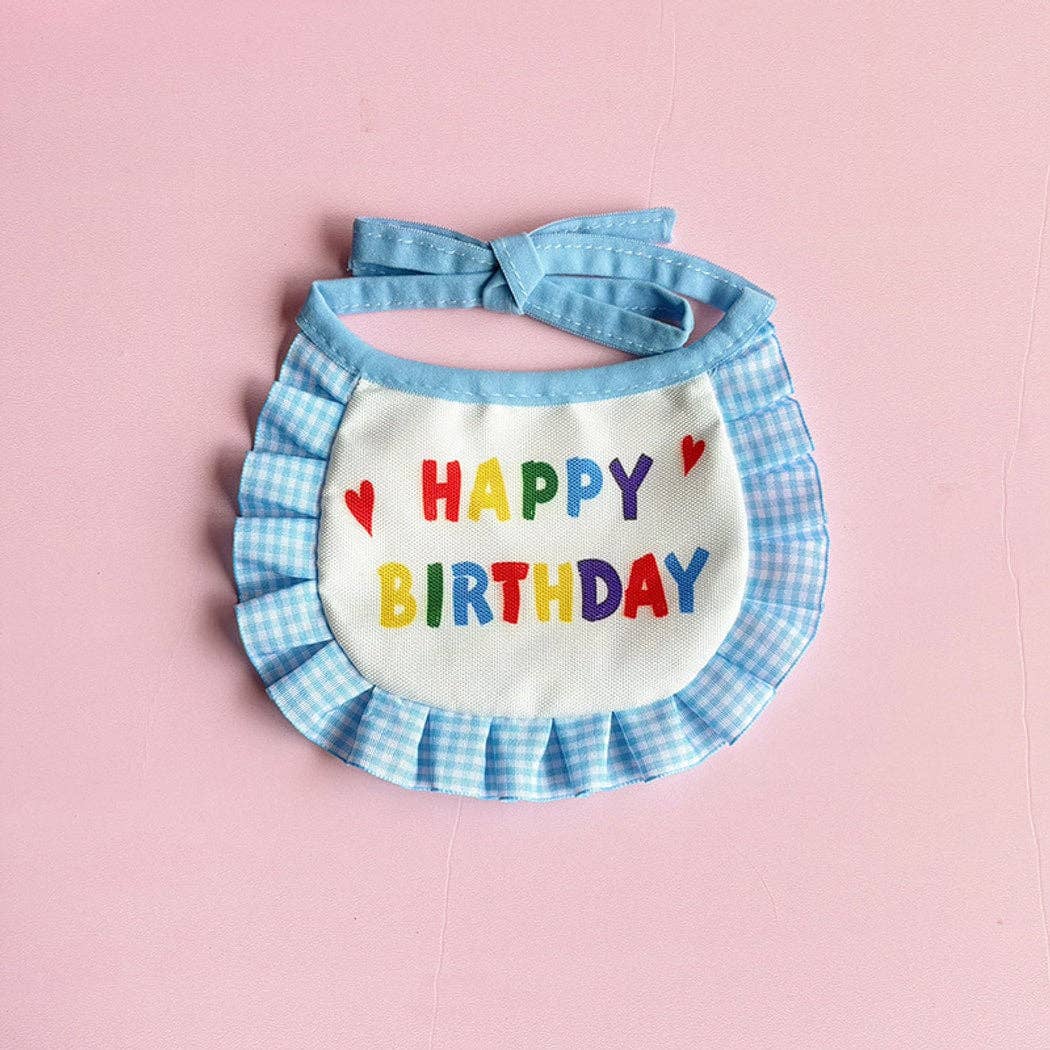 Mokka - Birthday Lettered Pet Party Bib and Hat