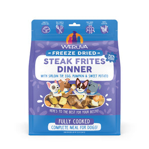 Weruva Freeze Dried Steak Frites Dinner 13OZ