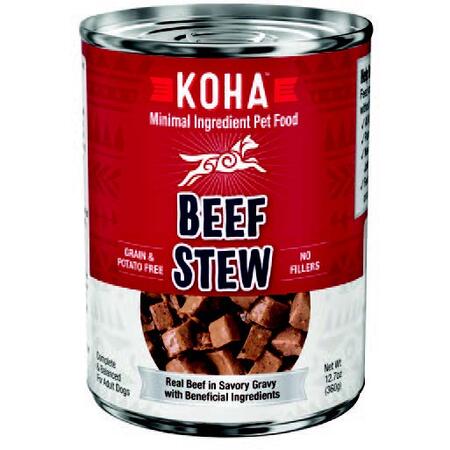 KOHA Minimal Ingredient Beef Stew Wet Dog Food - 12.7 oz