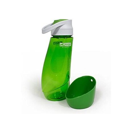 Kurgo Gourd Water Bottle & Bowl - Coastal Blue, 24OZ