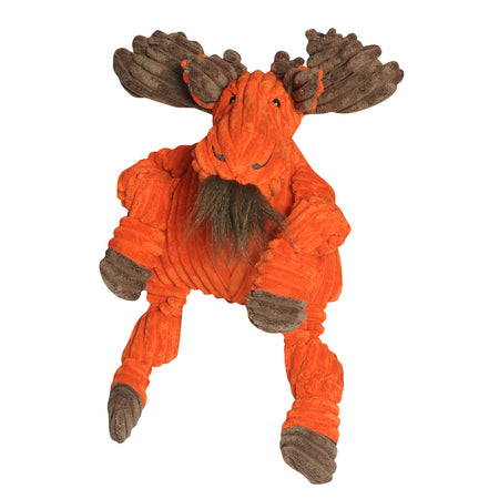 HuggleHounds Morris Moose Knottie Plush Dog Toy - Large 15IN