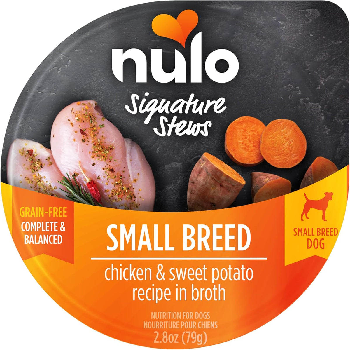 Nulo Small Breed Chicken & Sweet Potato Stew Wet Dog Food - 2.8 oz
