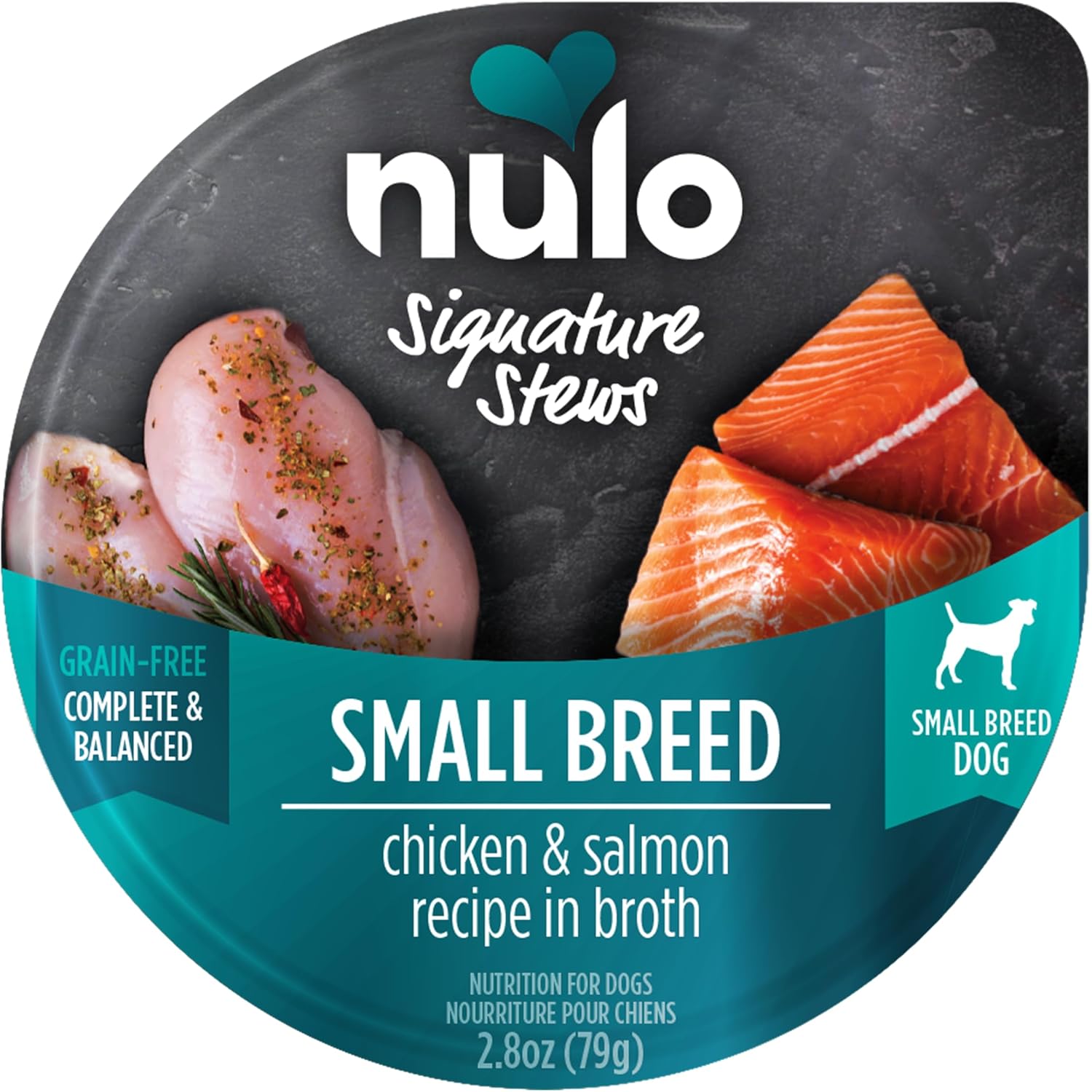Nulo Small Breed Chicken & Salmon Stew Wet Dog Food - 2.8 oz