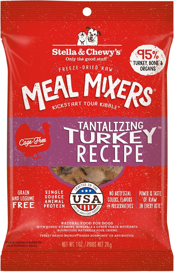 Stella & Chewy's Tantalizing Turkey Freeze-Dried Raw Meal Mixers - 1 oz
